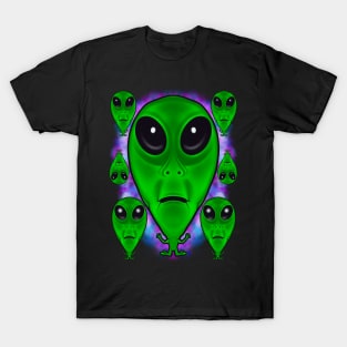 Alien pattern T-Shirt